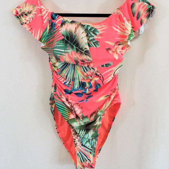 La Blanca Swim La Blanca Island Goddess Off The Shoulder Floral